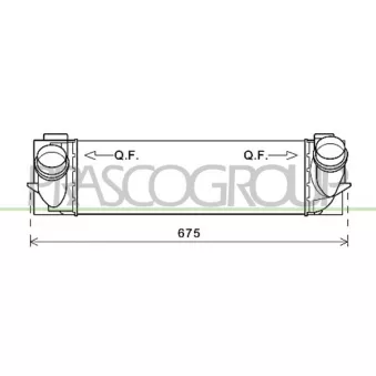 Intercooler, échangeur PRASCO BM804N002