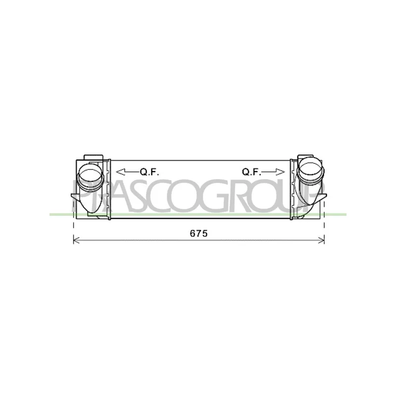 Intercooler, échangeur PRASCO BM804N002