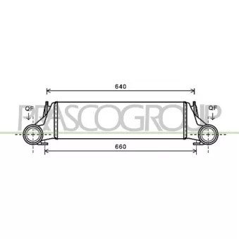 Intercooler, échangeur PRASCO BM820N001