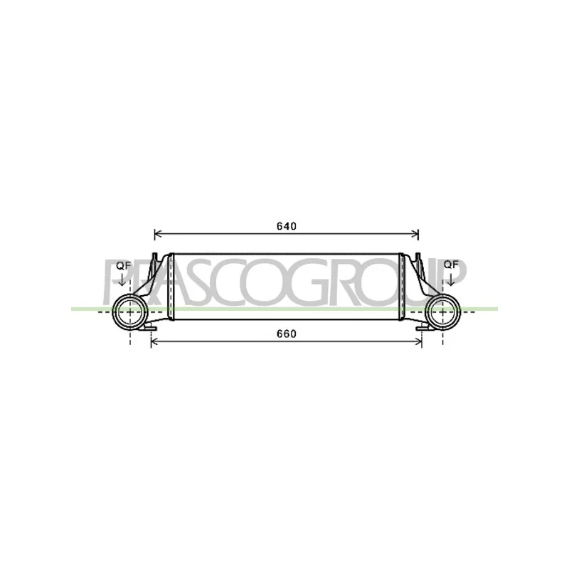Intercooler, échangeur PRASCO BM820N001