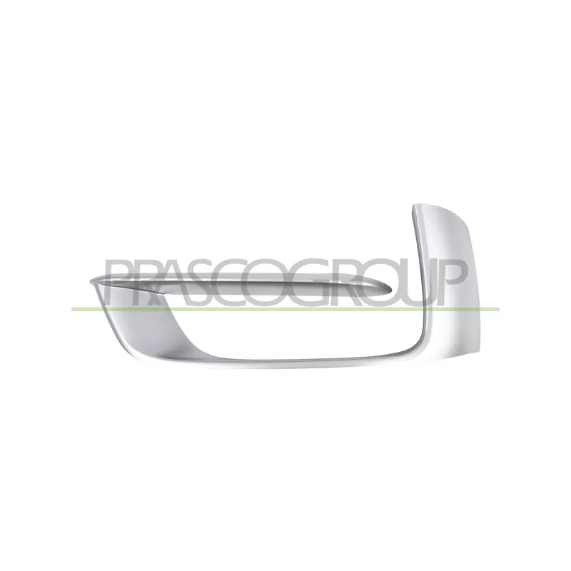 Baguette et bande protectrice, pare-chocs avant gauche PRASCO BM8261244