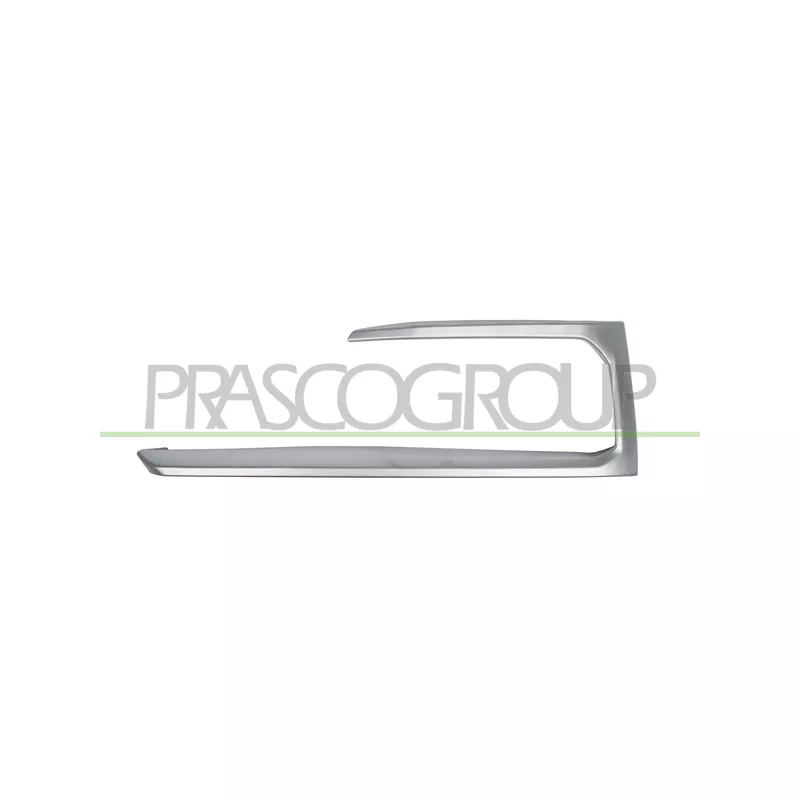 Baguette et bande protectrice, pare-chocs avant gauche PRASCO BM8281248