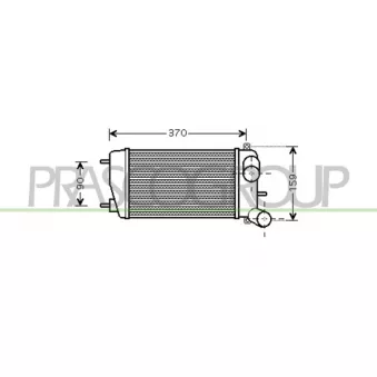 Intercooler, échangeur PRASCO CI304N001