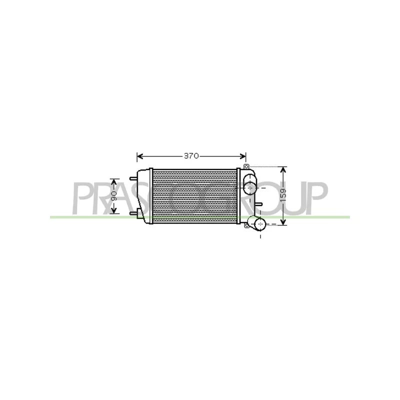 Intercooler, échangeur PRASCO CI304N001