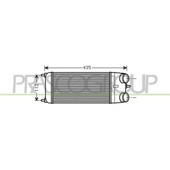 Intercooler, échangeur PRASCO CI305N001