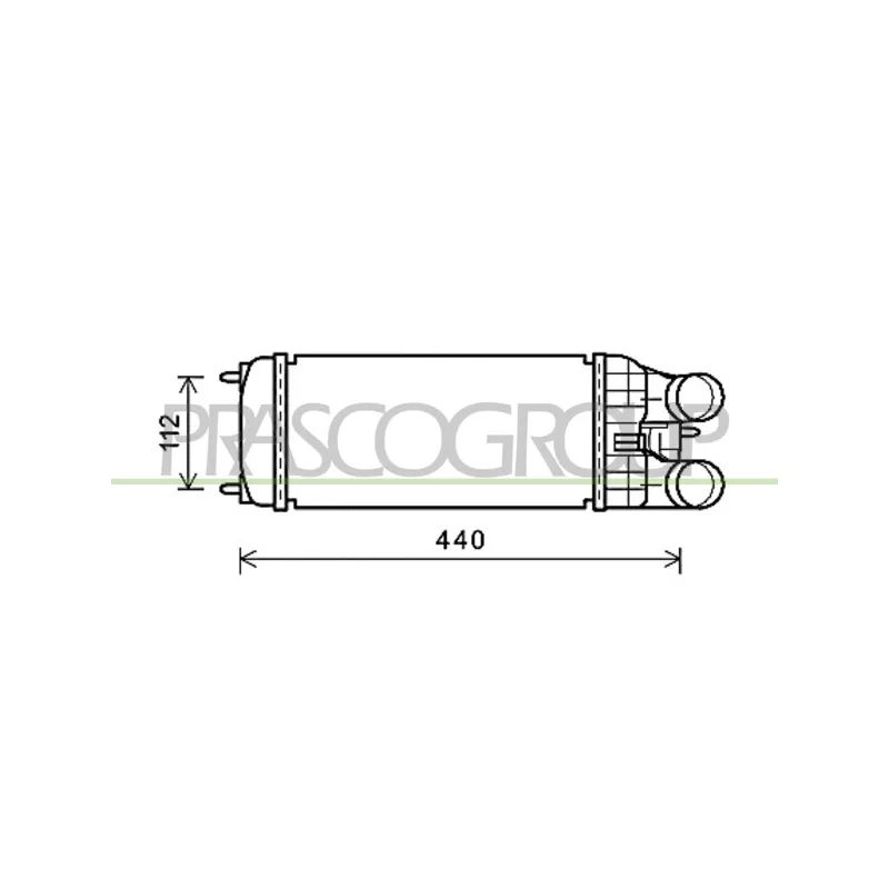 Intercooler, échangeur PRASCO CI325N001