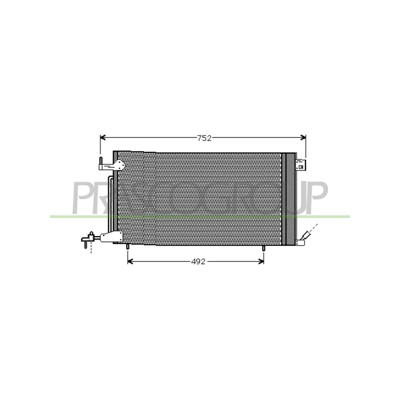 Condenseur, climatisation PRASCO CI420C001