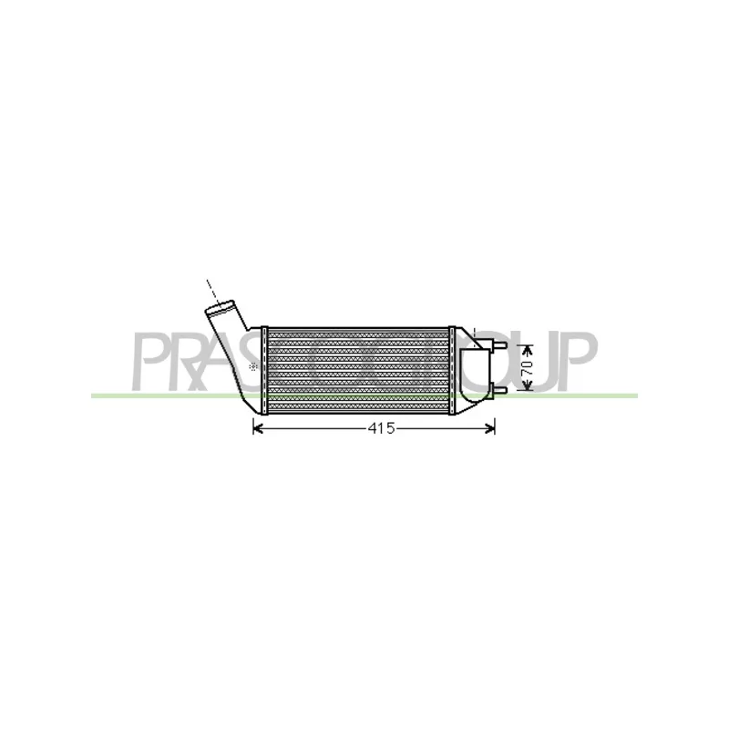 Intercooler, échangeur PRASCO CI428N003