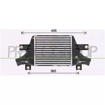 Intercooler, échangeur PRASCO CI440N001