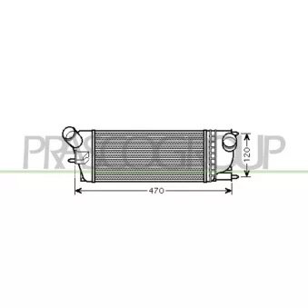 Intercooler, échangeur PRASCO CI522N001