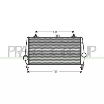 Intercooler, échangeur PRASCO CI522N002