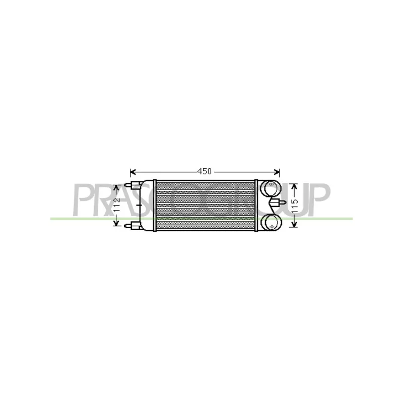Intercooler, échangeur PRASCO CI523N001