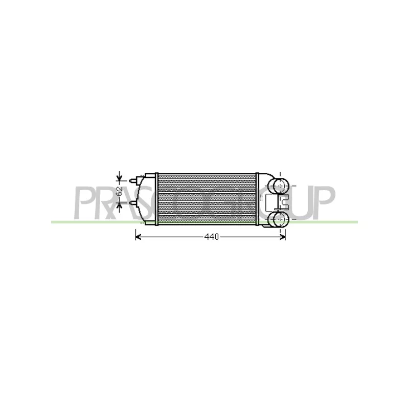 Intercooler, échangeur PRASCO CI715N001