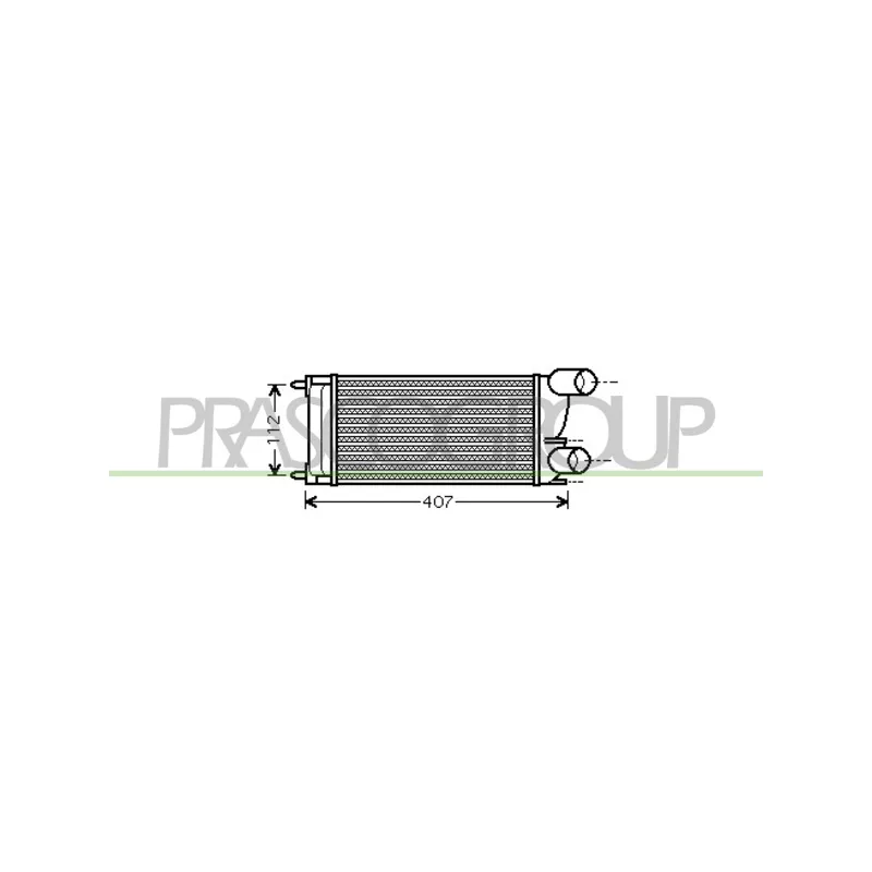 Intercooler, échangeur PRASCO CI917N003