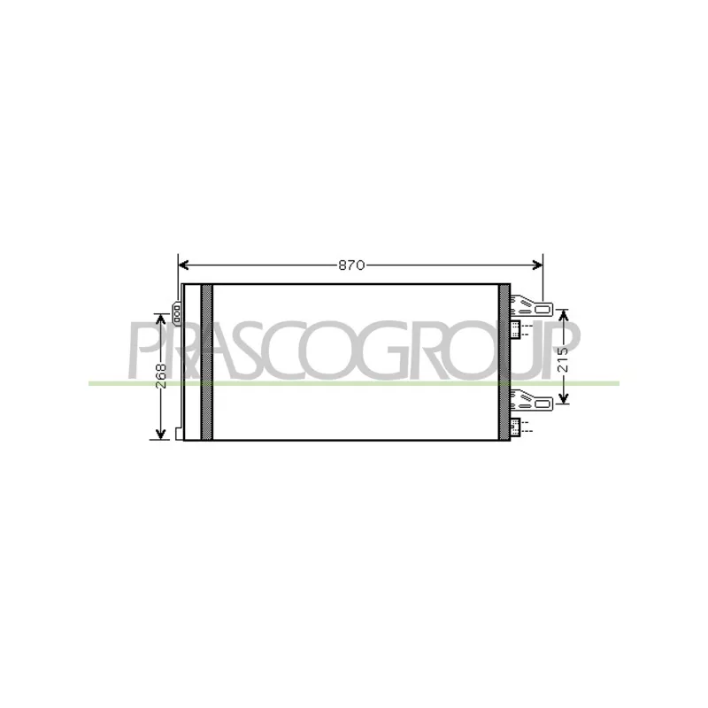 Condenseur, climatisation PRASCO CI954C001