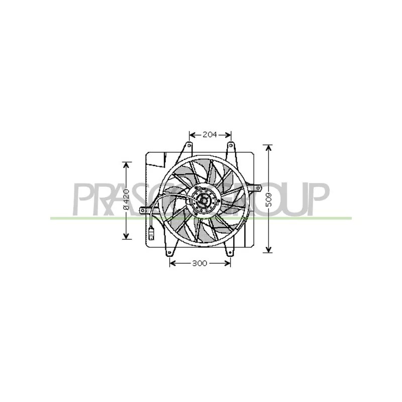 Ventilateur, refroidissement du moteur PRASCO DG410F001