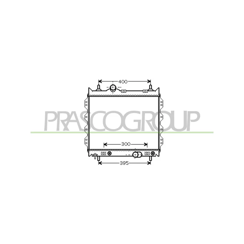 Radiateur, refroidissement du moteur PRASCO DG410R001