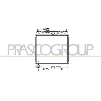 Radiateur, refroidissement du moteur PRASCO DS005R004