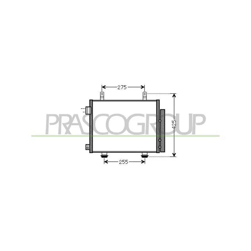 Condenseur, climatisation PRASCO DS220C001