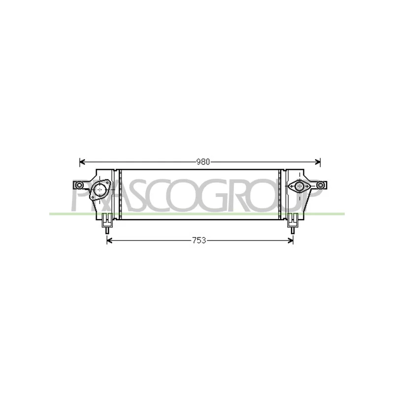 Intercooler, échangeur PRASCO DS710N001