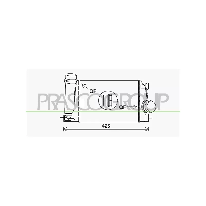 Intercooler, échangeur PRASCO DS712N001