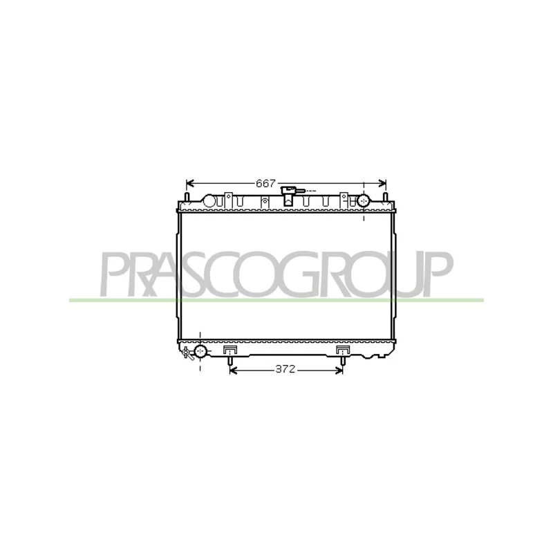 Radiateur, refroidissement du moteur PRASCO DS830R004