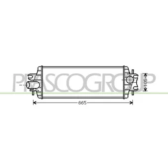 Intercooler, échangeur PRASCO DS950N002