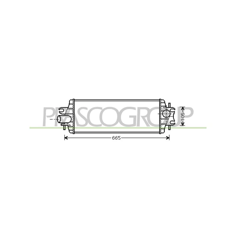 Intercooler, échangeur PRASCO DS950N002