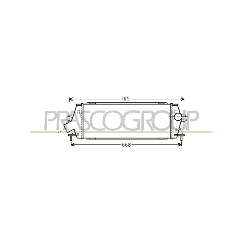 Intercooler, échangeur PRASCO DS952N001