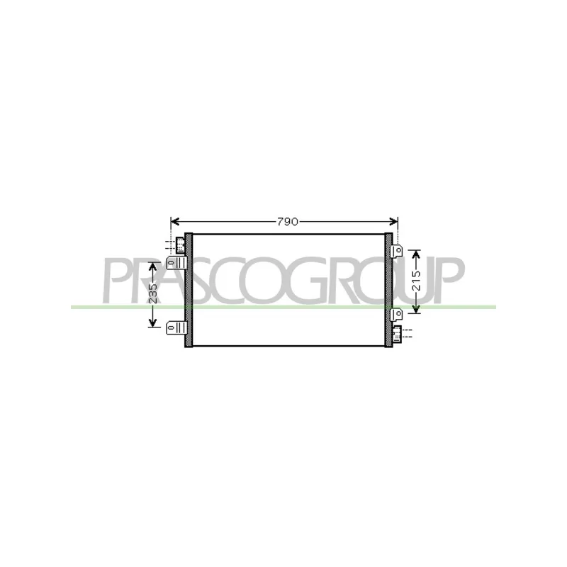 Condenseur, climatisation PRASCO DS960C001