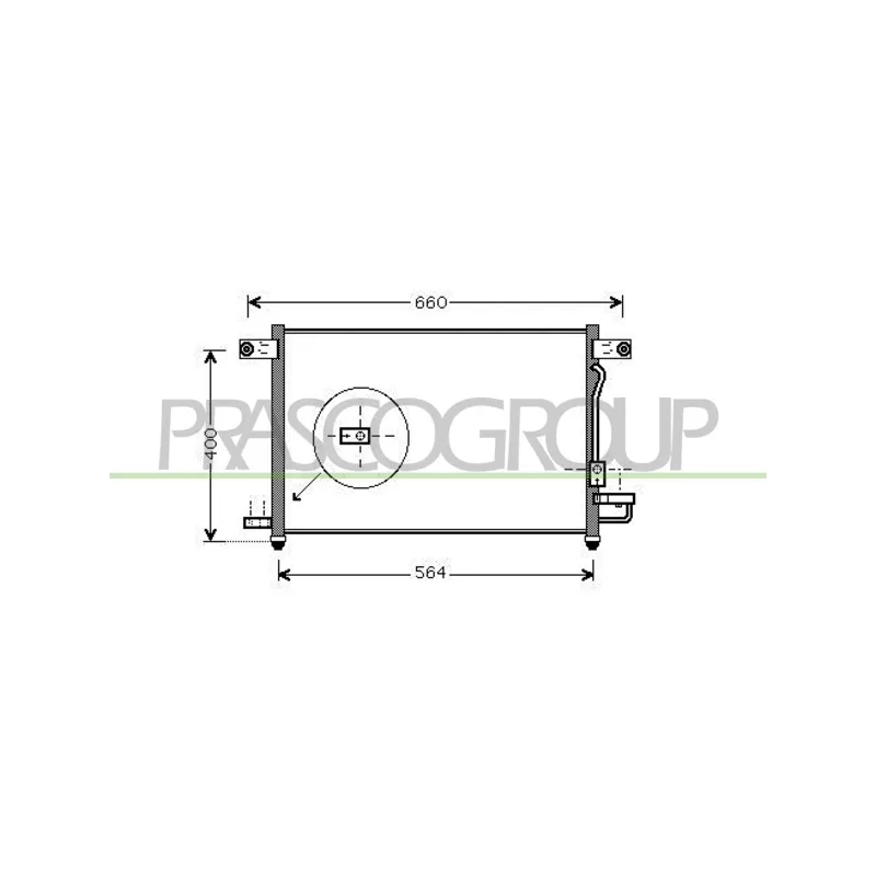 Condenseur, climatisation PRASCO DW326C002