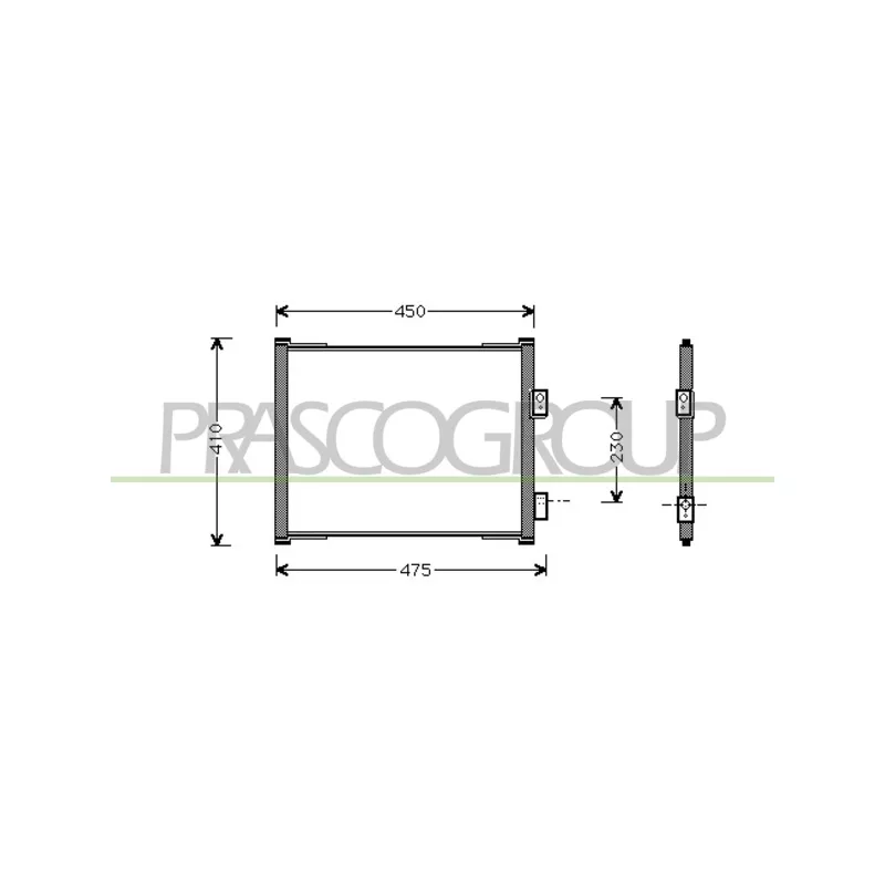 Condenseur, climatisation PRASCO FD006C001