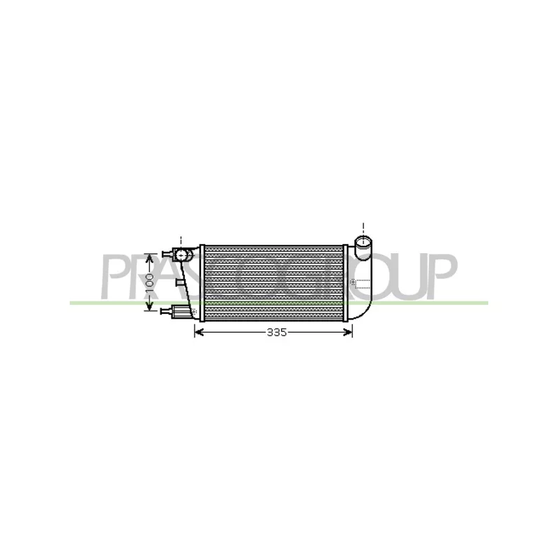 Intercooler, échangeur PRASCO FD008N001