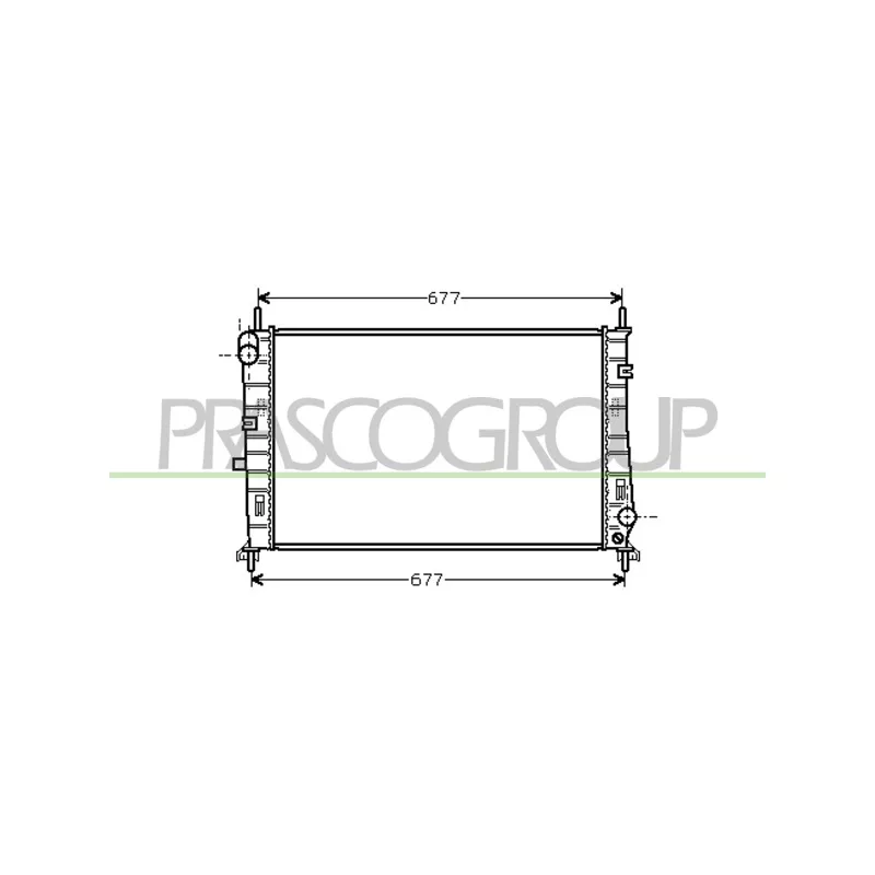 Radiateur, refroidissement du moteur PRASCO FD103R001