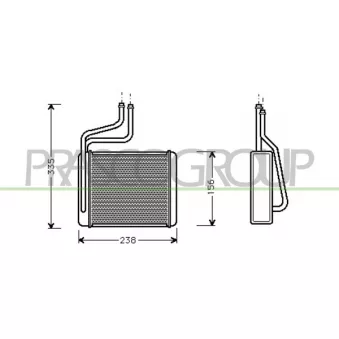 Système de chauffage PRASCO FD105H001