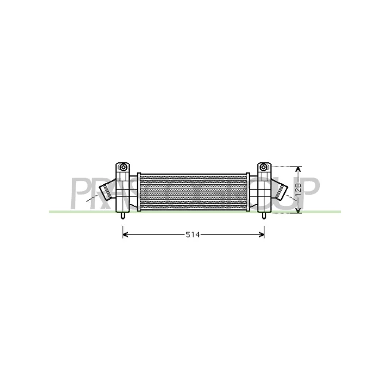 Intercooler, échangeur PRASCO FD107N001
