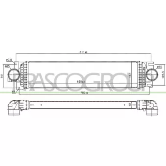 Intercooler, échangeur PRASCO FD114N004
