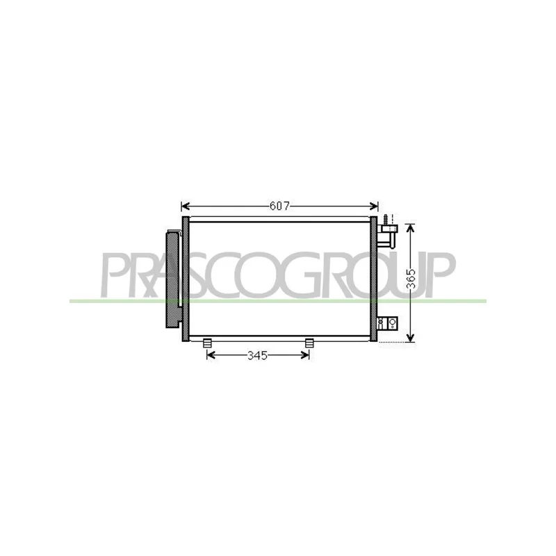 Condenseur, climatisation PRASCO FD344C001