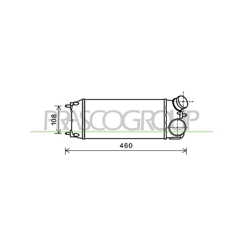Intercooler, échangeur PRASCO FD344N001