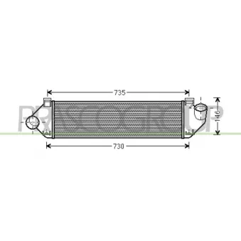 Intercooler, échangeur PRASCO FD422N001