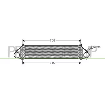 Intercooler, échangeur PRASCO FD424N002