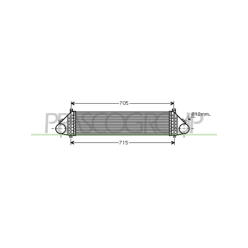 Intercooler, échangeur PRASCO FD424N002