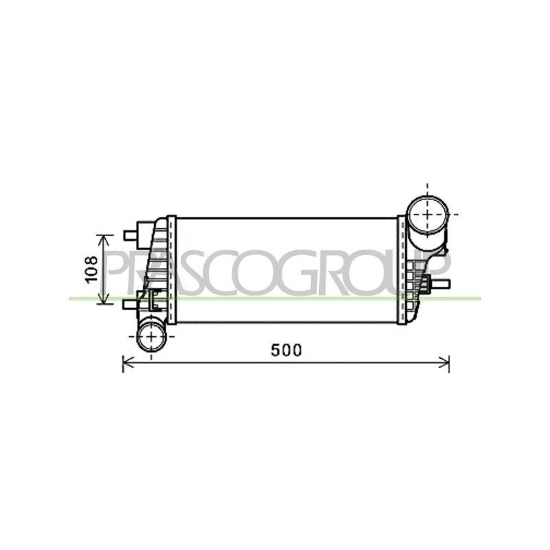 Intercooler, échangeur PRASCO FD428N001