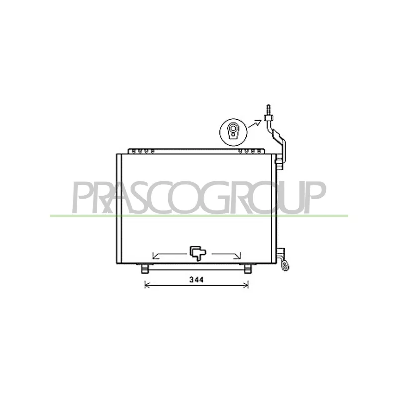 Condenseur, climatisation PRASCO FD602C008