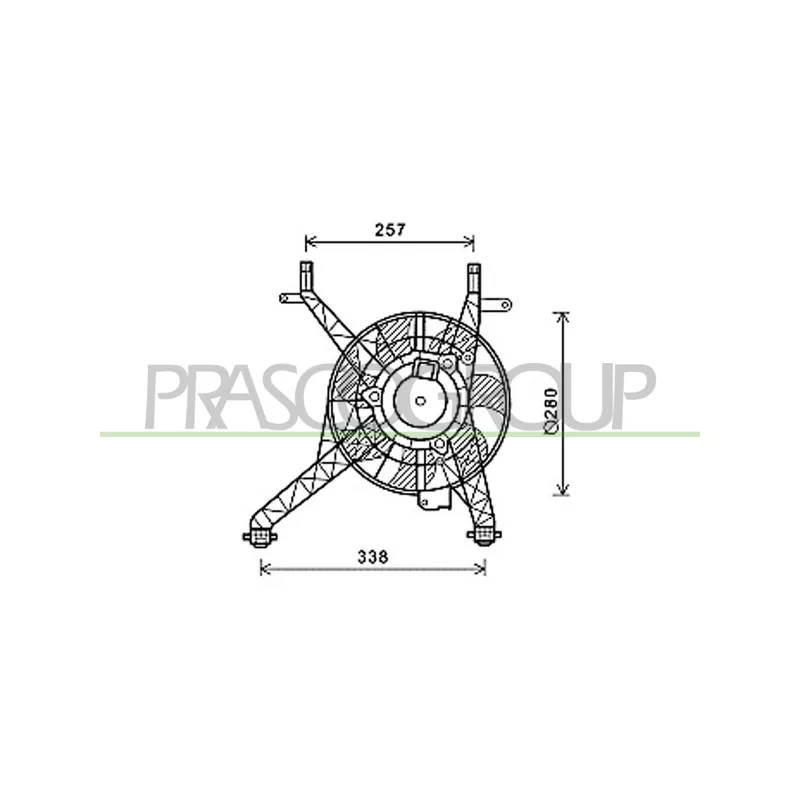 Ventilateur, refroidissement du moteur PRASCO FD602F002