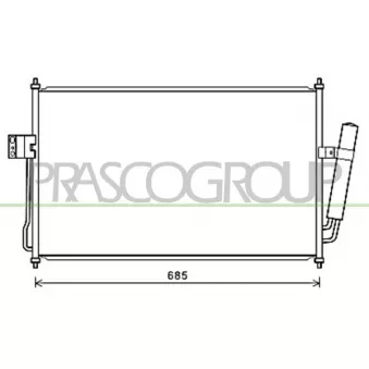 Condenseur, climatisation PRASCO