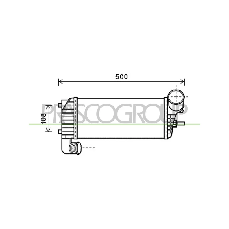 Intercooler, échangeur PRASCO FD719N004