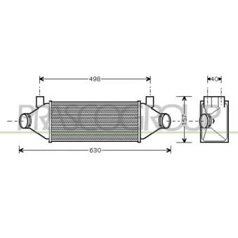Intercooler, échangeur PRASCO FD910N001