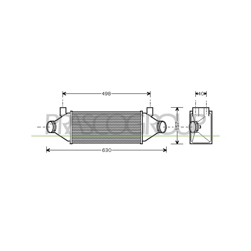 Intercooler, échangeur PRASCO FD910N001