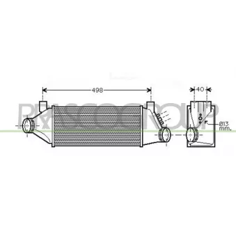 Intercooler, échangeur PRASCO FD910N003